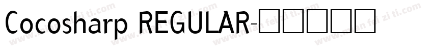 Cocosharp REGULAR字体转换